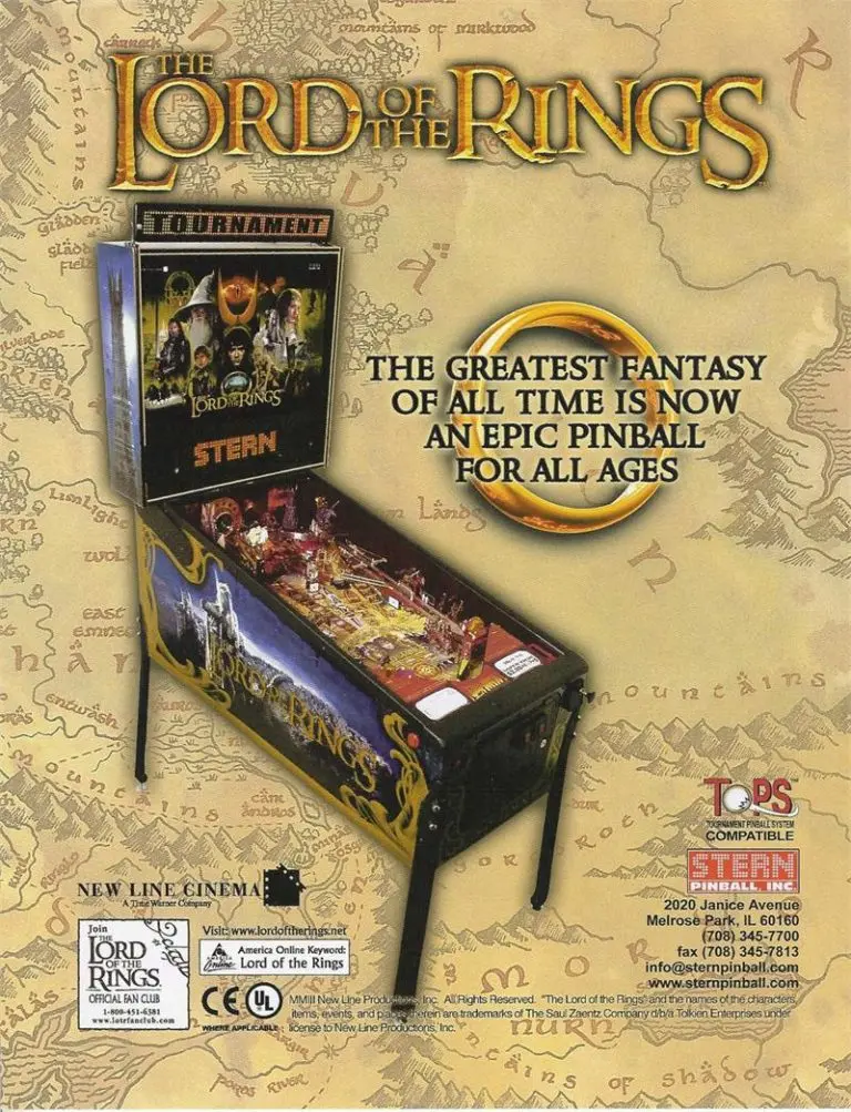 Lord of the Rings Pinball Machine by Stern - Image 4